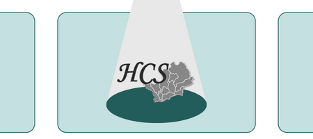 Spotlights on the ELSA, HCS & NSHD logos