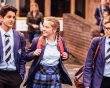 Generation Gifted: Teenagers in school uniform walk together