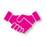 Hand shake icon 