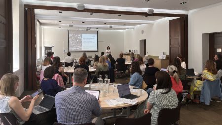 Delegates at the LCN conference listen to Dr Sarah Bunn's keynote
